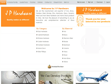 Tablet Screenshot of jphardware.com